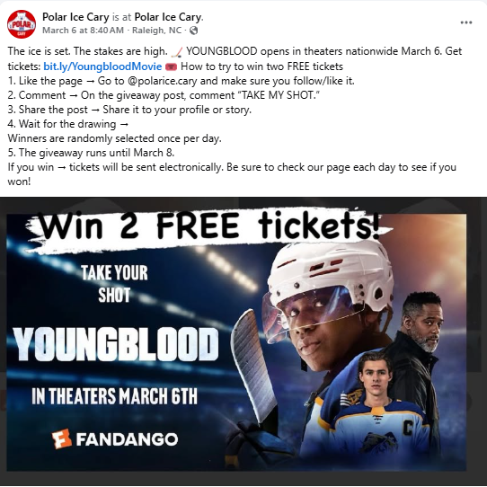 Polar Ice Cary - Facebook Post